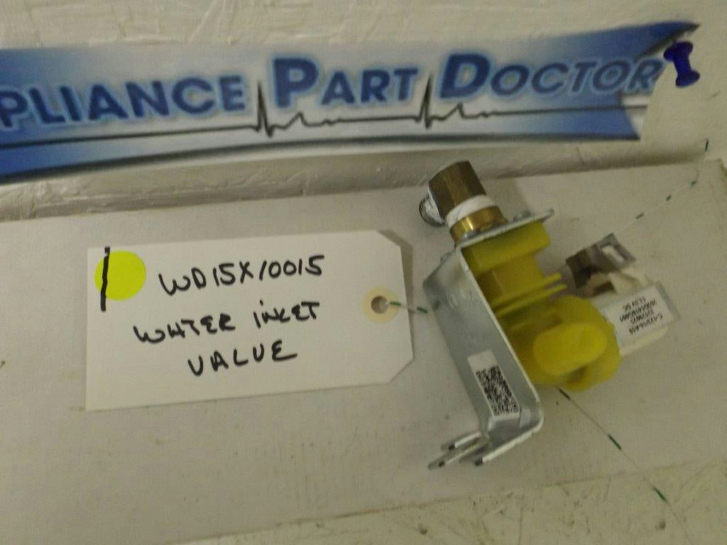 GENERAL ELECTRIC DISHWASHER WD15X10015 WATER INLET VALVE USED GENERAL ELECTRIC DISHWASHER WD15X10015 WATER INLET VALVE USED